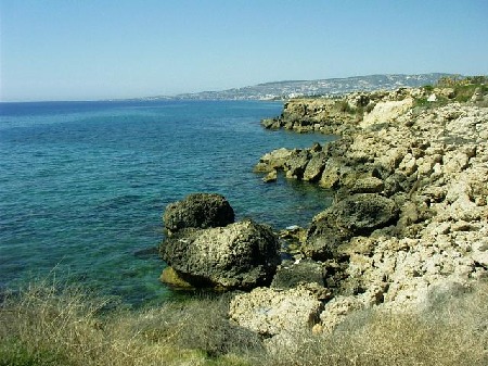 Küste bei Paphos Zypern